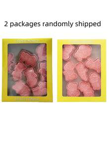 Paw Patrol 8pcs Christmas Cookie Cutter Set, Cartoon Christmas Ball Shaped Cookies Baking Mold, 3D Embossing Tool - Multicolor - View 9