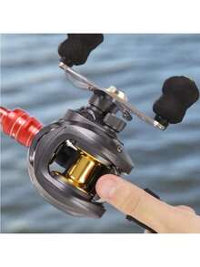 Lure Drop Reel, Black Fishing Reel For Long-Distance Casting, Universal Line Cup, Fishing Reel, Drop Reel, Anti-Line Explosion - Multicolor - View 2
