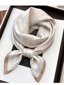 Women Bandana & Square Scarves - Champagne - View 4