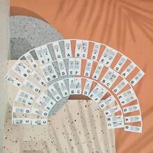 一套硅胶钢琴键盘音符贴纸，适用于61/88键钢琴，可移除可重复使用，易于使用，适合初学者，可用于五线谱板、钢琴五线谱贴纸、学习辅助工具、乐器配件，经久耐用，用途广泛，适用于音乐课程、钢琴练习、钢琴装饰、学校用品、乐队、演出、音乐礼物、钢琴礼物、学生礼物、实用礼物。 - 彩色 - 查看 11