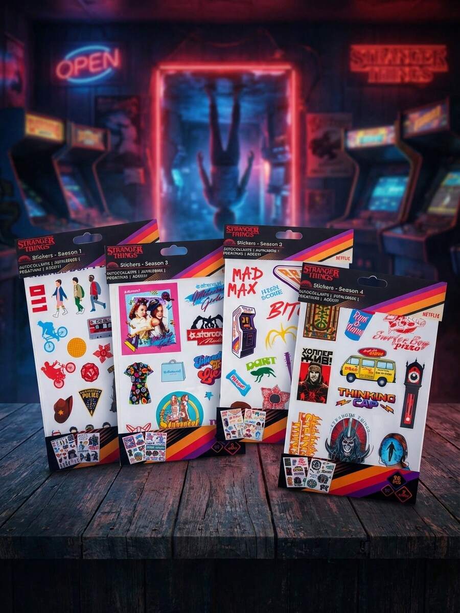 Bộ 2 miếng dán vinyl trang trí sổ lưu niệm hình nhân vật hoạt hình Squid Game được cấp phép chính thức của Netflix, chống thấm nước, không để lại cặn, dễ bóc, thích hợp làm văn phòng phẩm. - A - Xem 1