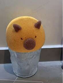 1pc Cute Capybara Bath Sponge - Soft, Gentle Exfoliating Shower Scrubber For Face & Body - Perfect Gift Idea - Multicolor - View 8