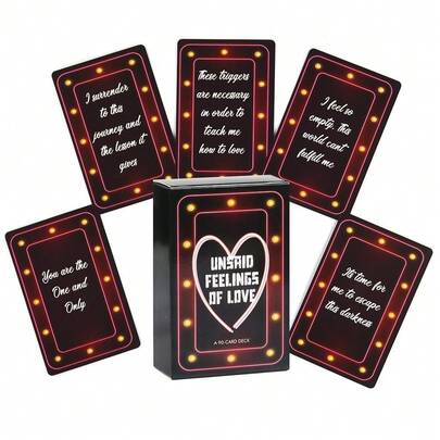 Belated Confession Card Game, Fun Tabletop Game