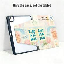 1个海星、乌龟、贝壳、棕榈树图案PU皮革翻盖保护套，带360度旋转支架和笔槽，兼容三星A9/A9+/S9/S9FE/A11/A11+/S11/S10 FE/S10 FE+/S10 Lite、A16 2025、Air 11/13、M3 2025、Mini 7 A17、Pro 2024、Air 11/13、M2 2024、Pro 11/13、M4 2024、Pro 12.9、7/8/9代、10.2、10代、10.9、Air 4/5/6/7/8、10.9、Pro 11、4/5/6代、Mini 6、SE 11、荣耀、Matepad SE 11。 - 彩色 - 查看 2