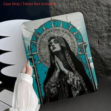 1pc Protective Folio Tablet Case With Pen Holder, Multi-Angle Stand, Compatible With IPad 10.9/10.2/ Air 5th Gen/Pro 11/10th/9.7/Air 2/7th/8th Gen/Air 4/5/ Air 13/11(M3 2025)/ 11(A16 2025) - Multicolor - View 9