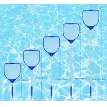 1pc Swimming Pool Leaf Skimmer With Handle, Detachable And Telescopic, Suitable For Cleaning Swimming Pools, Spas, Fish Ponds, Beaches, Scooping Net, Flat Net, Debris Removal - Cleaning Nets - View 7
