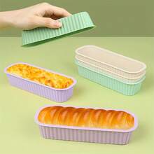 1/4pcs Reusable Mini Silicone Bread Molds, Suitable For Air Fryer And Oven, Non-Stick Design, Easy Release. Great For Baking Cheesecake, Banana Bread, Brownies And Omelets, These Trays Are Perfect For Halloween And Christmas. - View 3
