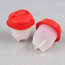 Silicone Egg Cooker, Non-Stick Heat Resistant Egg Poacher - Easy To Use And Steam Eggs, Produces Perfectly Cooked Soft To Hard Boiled Eggs - Multicolor - View 14