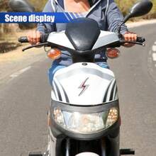 2PCS 3D Metal S Lightning Car Emblem Sticker  Zinc Alloy Auto Body Badge Decal Silver Red Universal Fit For Hoods Fenders Trunk Lids Bumper Exterior Car Decoration - 銀/紅色 - 查看 5