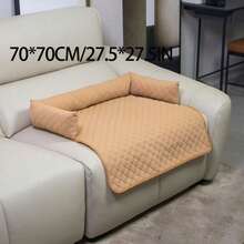 1pc Summer Ice Silk Pet Bed, Dog/Cat Cooling Mat Breathable Pad, Chilling Sensation Pet Supplies - Baby Blue - View 5