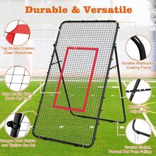 7x4 FT Adjustable Volleyball Rebounder Net, Heavy Duty Steel Frame High Tension PE Net Portable Volleyball Training Equipment For Indoor Outdoor Spiking Bumping Volley Practice Quick Ship Local Delivery - Black - View 6