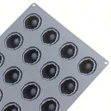 1 pieza Molde de silicona para Charlotte de frambuesa, 24 moldes de hornear antiadherentes aptos para tartas de frambuesa, pasteles mousse, rollos de merengue, accesorios de repostería - Multicolor - Ver 8