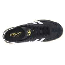 Adidas Originals Samba OG Shoes | Classic Cloud White & Core Black Leather Sneaker | Iconic Gum Sole Retro Football Trainer | Premium Suede T-Toe Fashion Footwear | Versatile Unisex Low-Top Lifestyle Kicks - 黑色 - 查看 3