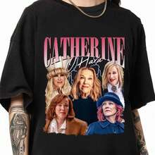 Catherine O'Hara Bootleg Shirt, Vintage Pop Culture Memorial Shirt, Moira Rose Inspired Shirt,  Celebrity Fan Gift - Schwarz - Übersicht 1