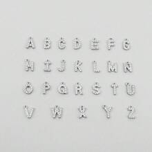 1件新款时尚无限符号字母银色不锈钢脚链，女士款 - 銀色 - 查看 4