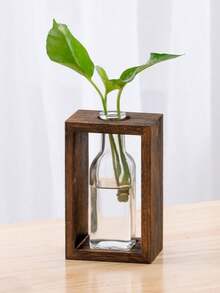 1 pezzo Vaso idroponico in vetro trasparente, decorazione romantica per San Valentino, accessorio di lusso minimalista nordico per la casa, adatto per rinfrescare il soggiorno, decorazione da scrivania per ufficio, centrotavola per matrimoni e feste, arredamento rilassante - Multicolore - Visualizzare 11