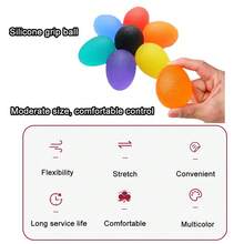 Bóng giảm căng thẳng cho người lớn, dụng cụ tăng cường sức mạnh tay, bóng tập bóp cổ tay, dụng cụ tập vật lý trị liệu. - Xem 4