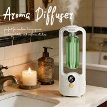 This Intelligent Automatic Aroma Diffuser Features A Large Capacity Essential Oil Diffuser, A Newly Upgraded Silent Diffuser With A Timer Function, And A Portable Mini Essential Oil Diffuser Suitable For Offices, Travel, Spas, And Yoga. It Also Features An Automatic Shut-Off Function And Offers 5 Scent Options - 1家用智慧香薰擴香儀+1瓶邂逅精油 - 查看 3