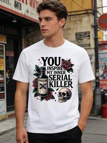 You Inspire My Inner Serial Killer T Shirt - White - View 3