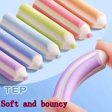 6支装橡皮擦，无尘超净不留痕迹，卡通可爱设计，极具吸引力，适合学生使用 - 套裝 - 查看 4