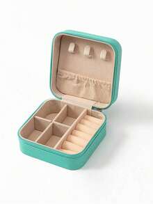 1 hộp đựng trang sức hai lớp có khóa, hộp đựng nhẫn trang sức sang trọng tối giản dung tích lớn, hộp đựng bông tai vàng tinh tế. - Nhiều màu - Xem 13