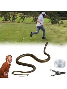 Ultimate Prank Snake Set - Realistic Rubber Snake With Clips And Strings, Great For Funny Pranks With Friends And Family, Suitable For Parties And Outdoor Entertainment, Gag Prank Snake Clip Set, Prank Toys, Party Gag Prop - Multicolor - View 3