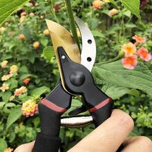 Cubidupi Professional Carbon Steel Pruning Shears, Sharp SK-5 Blade, Comfortable Handle, Tree Pruner, Suitable For Home Gardens And Floristry - 紅黑色 - 查看 3