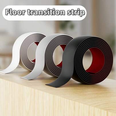1pc 4cm X 2m Self-Adhesive PVC Transition Strip - Suitable For Carpet, Tile And Gaps, Threshold Cover Connecting Floor Gaps And Carpet Thresholds, Seamless Floor Cover Strip