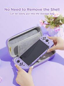Ayotu Bộ vỏ và phụ kiện máy chơi game họa tiết hoa đào, tương thích với Switch/Switch OLED/Switch Lite, bao gồm vỏ bảo vệ, túi đựng, đế sạc, vỏ chống bụi cho máy, hộp đựng thẻ game, tay cầm điều khiển. Thích hợp làm quà tặng dịp Giáng sinh, mùa xuân lãng mạn, Ngày Valentine, tựu trường và các dịp khác. - Nhiều màu - Xem 7