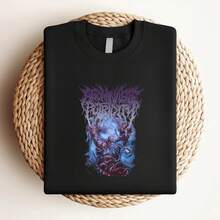 Women T-Shirt Print Abominable Putridity Russian Death Metal Band New And Limited Edition T-Shirt - 黑色 - 查看 3