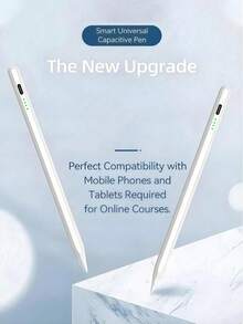 1pc Universal Capacitive Touch Pen, Compatible With Apple Pencil 1/2 - Palm Rejection, Multi-Magnetic Ring Attachment, Suitable For IPad, Android Tablets And Smartphones - Multicolor - View 5