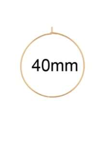 20pcs Stainless Steel Hoop Earrings, Large Round Circle Earring Hoops, DIY Jewelry Making Supplies - Yellow Gold - View 5