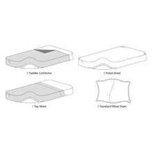 American Baby Company Minky Dot Chenille Juego de Cama de 4 Piezas para niño pequeño Gris 4 Piezas - Gris - Ver 6