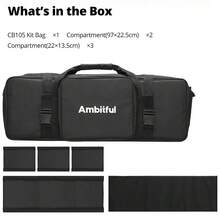AMBITFUL 75cm Portable Carry Bag Studio Flash Light & Tripod Light Stand Carry Bag For Photography Studio Flash Bag Kits - View 5