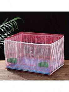 1pc Bird Cage Cover, Shading And Breathable Cage Cover, Waterproof And Dustproof Birdcage Cover For Night, Durable, Washable And Windproof, Suitable For Parrots And Small Pet Birds, Includes Storage Bag - Multicolor - View 23