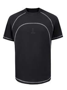 Áo thun nam in chữ mùa xuân, áo vest không tay tay ngắn, kiểu dáng đôi, thích hợp cho mùa xuân/hè/thu. - màu đen - Xem 2