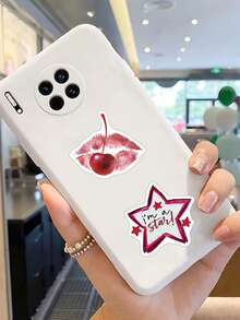 55pcs Pink City Style Stickers Suitable For Planner, Notebook, Laptop, Phone Case, Luggage, Guitar - A - View 3