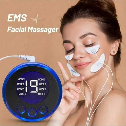 AXH EMS Face Lifting Massager, Electric Muscle Stimulator, Facial Beauty Device For Skin Tightening, Anti-Wrinkle, Dark Circles