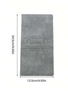 Premium Faux Leather Car Document Holders - Stylish Organizers For Men & Women - Securely Stores Insurance, Registration & Manuals - Glove Box Ready, Compact Girlfriend Gifts Sun Travel Cool Secret Santa Gifts For Women,Valentine's Day Gifts, Stocking Fillers, Personalised Gifts, Valentine's Day Gifts - Black 1pc - 查看 6