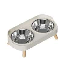 Stainless Steel Raised Pet Food Bowl, Anti-Splash Neck Protection Cat Dog Feeder With Stand, Small Dog Cat Bowls, Detachable And Easy To Clean Water Bowl - 500ml - View 21