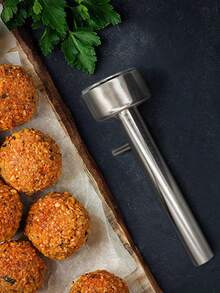 1 dụng cụ làm viên thịt, và khuôn làm viên thịt và falafel bằng thép không gỉ chống dính, khuôn múc falafel bằng thép không gỉ, dụng cụ ép viên thịt nhỏ gọn dùng trong gia đình, dễ sử dụng và dễ vệ sinh. - Nhiều màu - Xem 4