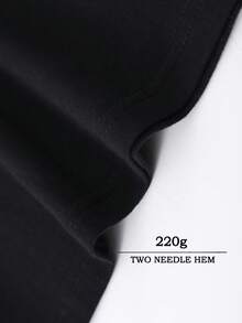 Rhude "Geo Black" Shirt,100% Cotton Printed T-Shirt,Stylish Design, Men's Graphic T-Shirt, Minimalist Design, Vintage Casual Style, Hip-Hop Style. Suitable For Outdoor Leisure Activities, Family Gatherings, And Dinners With Friends. - 黑色5 - 查看 3