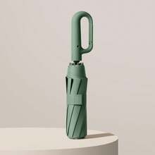 Compact Small MINI Travel Umbrella,Automatic Folding Umbrella Travel Umbrellas For Rain Windproof Compact Portable Umbrella For Men And Women - Light Green - View 5