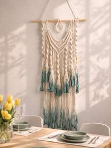 1 件渐变编织壁挂，波西米亚风格墙饰，中性色调，美观室内装饰，渐变流苏艺术墙点缀，适用于客厅、卧室、玄关、宿舍、公寓、家居、办公室、工作室，简约农舍风格墙饰，婚礼派对背景，乔迁礼物 - 彩色 - 查看 11