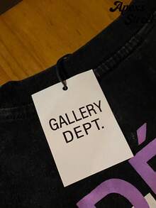 GALLERY  G Logo Depot Washed T-Shirts, High-Quality Washed Cotton Printed T-Shirts, Menswear, Suitable For Street Retro Style As Well As Outdoor Sports And Leisure Occasions, Comfortable And Stylish, Y2K Apparel, Fashion T-Shirts, Streetwear, Exquisite Gifts. - 黑色 - 查看 5