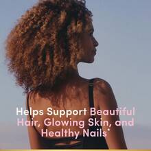 Nature's Bounty Optimal Solutions Advanced Hair, Skin And Nails Pectin Gummies, 2x Biotin Per Serving, No Stick Gummy, Vegetarian Formula, Strawberry Flavor, 200 Ct, 100 Total Servings - 200 cái (Gói 1) - Xem 2