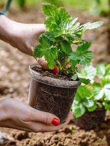 3pcs/Set Plant Nursery Pots, Soft Transparent Plastic Gardening Pot, Planting Containers Cups Planter, Small Starter Seed Starting Trays For Seedling, Garden Supplies - A - View 3