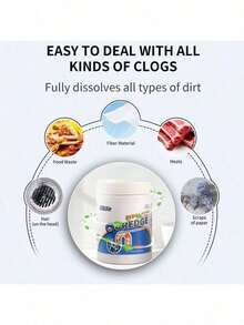 1PCS  350g  2pcs 760g Drain Cleaner For Toilets And Bathrooms, A Powerful Tool For Unclogging Grease And Odors In Kitchens, Bathrooms, And Toilets, Dissolving Blockages.Cleaning Supplies Household,Toilet Bowl Cleaner,Household Items,Kitchen - chất tẩy rửa cống - Xem 6