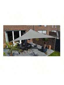 ARISE-Rectangular Shade Sail Awning – Triangular Waterproof And Breathable, Gray + Bag 2x2x2m - GRIS - Xem 4