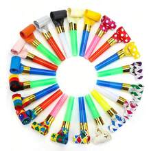 20/30pcs Colorful Party Whistles - Vibrant Dragon Shaped Blowout Suitable For Birthday, Graduation Ceremony And Celebration Events, Plastic Material, No Feathers, Great For Sports And General Party Decoration, Party Supplies | Vibrant Party Decor | Plastic Whistles - Multiple Styles - View 7